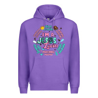 Purple i'm a jesus lovin' Premium Hoodie - Artiststas
