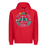 Red i'm a jesus lovin' Premium Hoodie - Artiststas