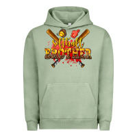 Pigment Oil Green softball brother Urban Hoodie - AdoDesignShop