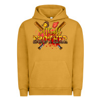 Pigment Peanut Butter softball brother Urban Hoodie - AdoDesignShop