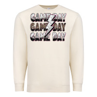 Sandshell game day game day volleyball lightning bolt Premium Sweatshirt - Zillion Design Studio