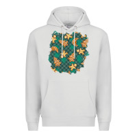 Dove Grey christmas gingerbread cookies patch Premium Hoodie - BundleAndBundleShop