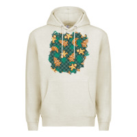 Oatmeal Heather christmas gingerbread cookies patch Premium Hoodie - BundleAndBundleShop