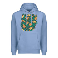 Colony Blue christmas gingerbread cookies patch Premium Hoodie - BundleAndBundleShop