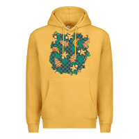 Mustard christmas gingerbread cookies patch Premium Hoodie - BundleAndBundleShop