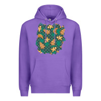 Purple christmas gingerbread cookies patch Premium Hoodie - BundleAndBundleShop