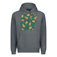 Rock christmas gingerbread cookies patch Premium Hoodie - BundleAndBundleShop