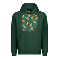 Sports Green christmas gingerbread cookies patch Premium Hoodie - BundleAndBundleShop