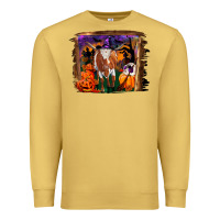 Antique Gold longhorn cow halloween Premium Sweatshirt - RanaPortraitStore