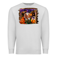Dove Grey longhorn cow halloween Premium Sweatshirt - RanaPortraitStore