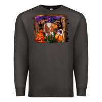 Smoke longhorn cow halloween Premium Sweatshirt - RanaPortraitStore