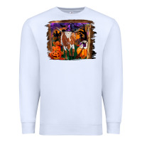 White longhorn cow halloween Premium Sweatshirt - RanaPortraitStore