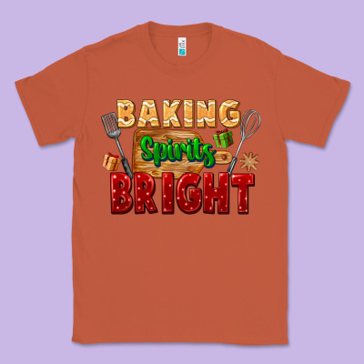 Baking Spirits Bright Classic Tee Designed By Fadigitalartstudio