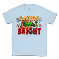 Dusty Blue baking spirits bright Classic Tee - FaDigitalArtStudio