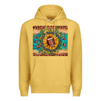 Antique Gold football leopard turquoise sunflower Premium Hoodie - JahusDesignShop