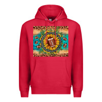 Cardinal football leopard turquoise sunflower Premium Hoodie - JahusDesignShop