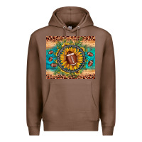 Chestnut football leopard turquoise sunflower Premium Hoodie - JahusDesignShop
