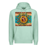 Seafoam football leopard turquoise sunflower Premium Hoodie - JahusDesignShop