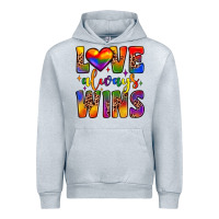 Heather Grey love always wins Urban Hoodie - JahusDesignShop