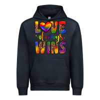 Navy love always wins Urban Hoodie - JahusDesignShop