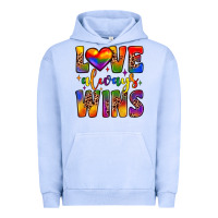 Pigment Grape Ice love always wins Urban Hoodie - JahusDesignShop