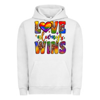 Pigment Lunar Rock love always wins Urban Hoodie - JahusDesignShop