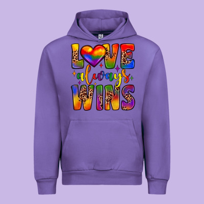 Love Always Wins Urban Hoodie Designed By Jahusdesignshop