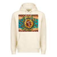 Tofu football leopard turquoise sunflower Premium Hoodie - JahusDesignShop