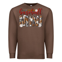 Chestnut baseball mini with leopard Premium Sweatshirt - texasbilliewilder