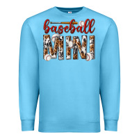Ocean Blue baseball mini with leopard Premium Sweatshirt - texasbilliewilder