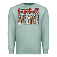 Seafoam baseball mini with leopard Premium Sweatshirt - texasbilliewilder