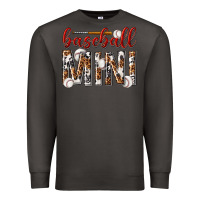 Smoke baseball mini with leopard Premium Sweatshirt - texasbilliewilder