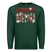 Sports Green baseball mini with leopard Premium Sweatshirt - texasbilliewilder