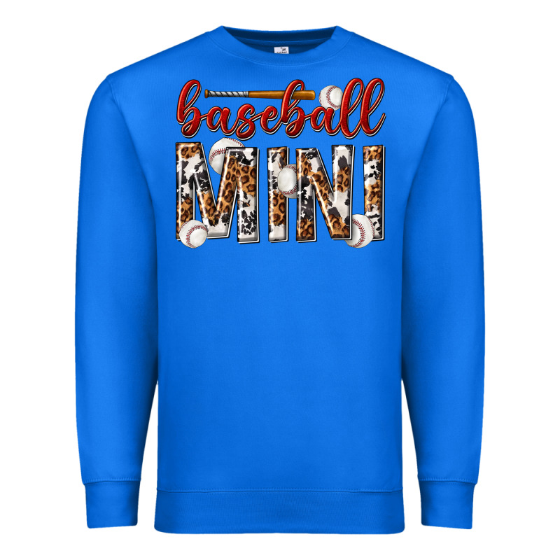 Baseball Mini With Leopard Premium Sweatshirt by texasbilliewilder | Teevron