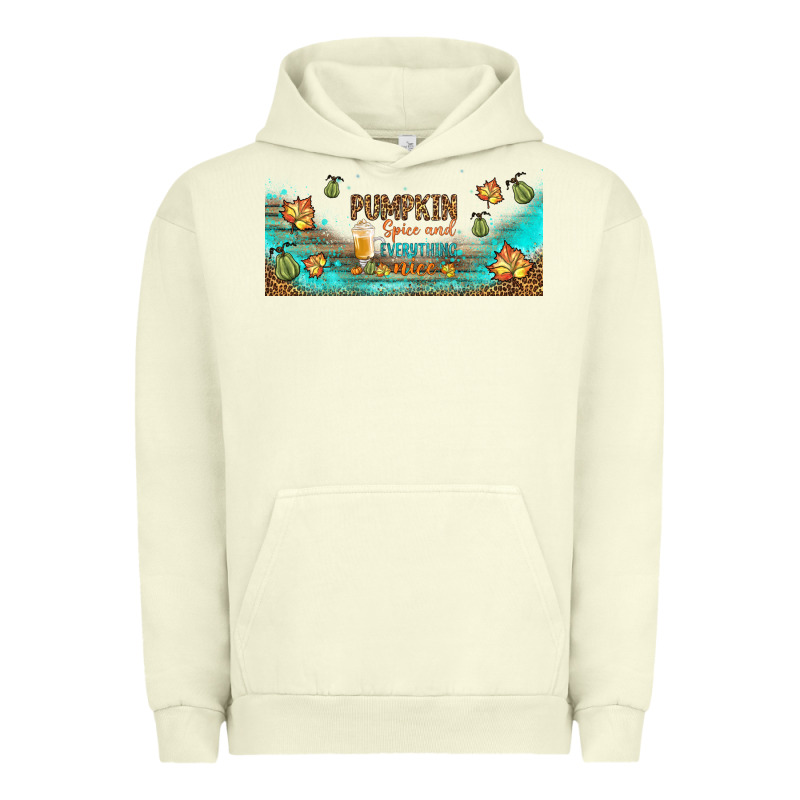 Pumpkin Spice And Everything Nice Libbey Glass Urban Hoodie by BundleAndBundleShop | Teevron