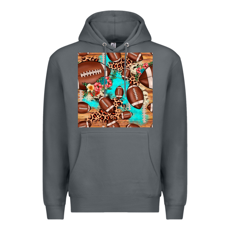 Football Leopard Cowhide Seamless Pattern Premium Hoodie by JahusDesignShop | Teevron
