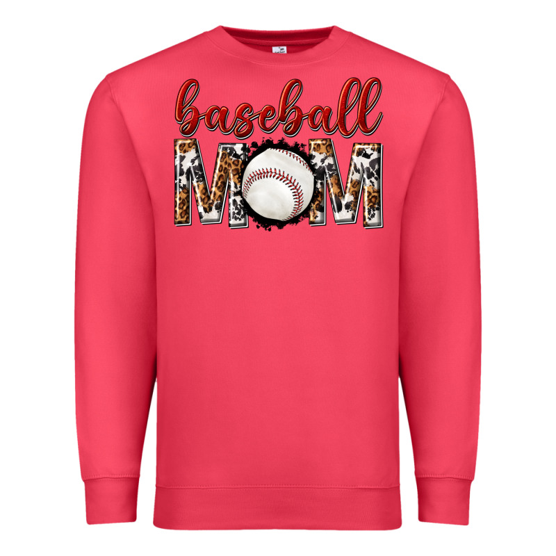 Baseball Mom Premium Sweatshirt by texasbilliewilder | Teevron
