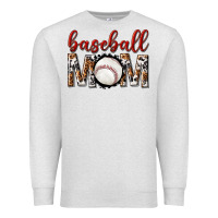 Oatmeal Heather baseball mom Premium Sweatshirt - texasbilliewilder