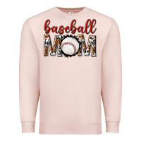 Pale Pink baseball mom Premium Sweatshirt - texasbilliewilder