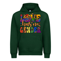 Forest Green love has no gender Urban Hoodie - JahusDesignShop