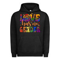 Pigment Black love has no gender Urban Hoodie - JahusDesignShop