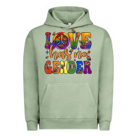 Pigment Oil Green love has no gender Urban Hoodie - JahusDesignShop