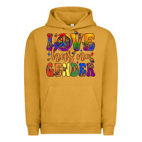 Pigment Peanut Butter love has no gender Urban Hoodie - JahusDesignShop