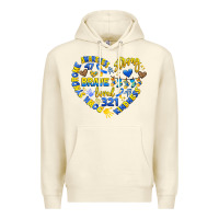 Sandshell down syndrome awareness heart Premium Hoodie - Artiststas
