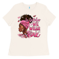 Bone in october we wear pink Ladies Tee - BarkalooDesign