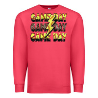 Cardinal game day game day softball lightning bolt Premium Sweatshirt - Zillion Design Studio