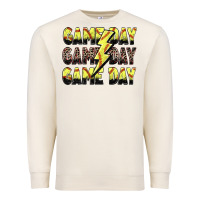 Sandshell game day game day softball lightning bolt Premium Sweatshirt - Zillion Design Studio