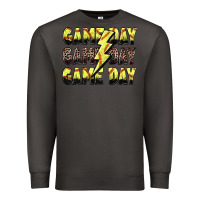 Smoke game day game day softball lightning bolt Premium Sweatshirt - Zillion Design Studio