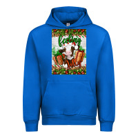 Cobalt Christmas feeling jolly cow Urban Hoodie - Artiststas