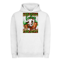 Pigment Lunar Rock Christmas feeling jolly cow Urban Hoodie - Artiststas